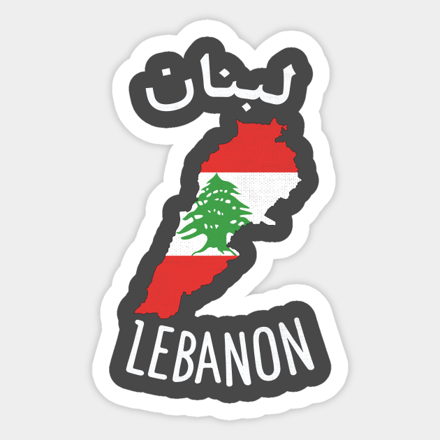 Lebanon Lebanon Sticker TeePublic